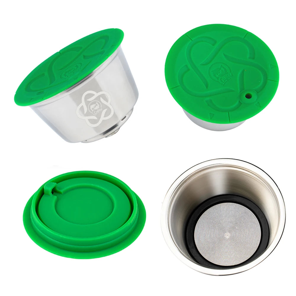 Upgraded Refillable Coffee Capsule For Dolce Gusto Reusable Stainless Steel Filter Cup For Nescafe Cofee Machine Crema Maker