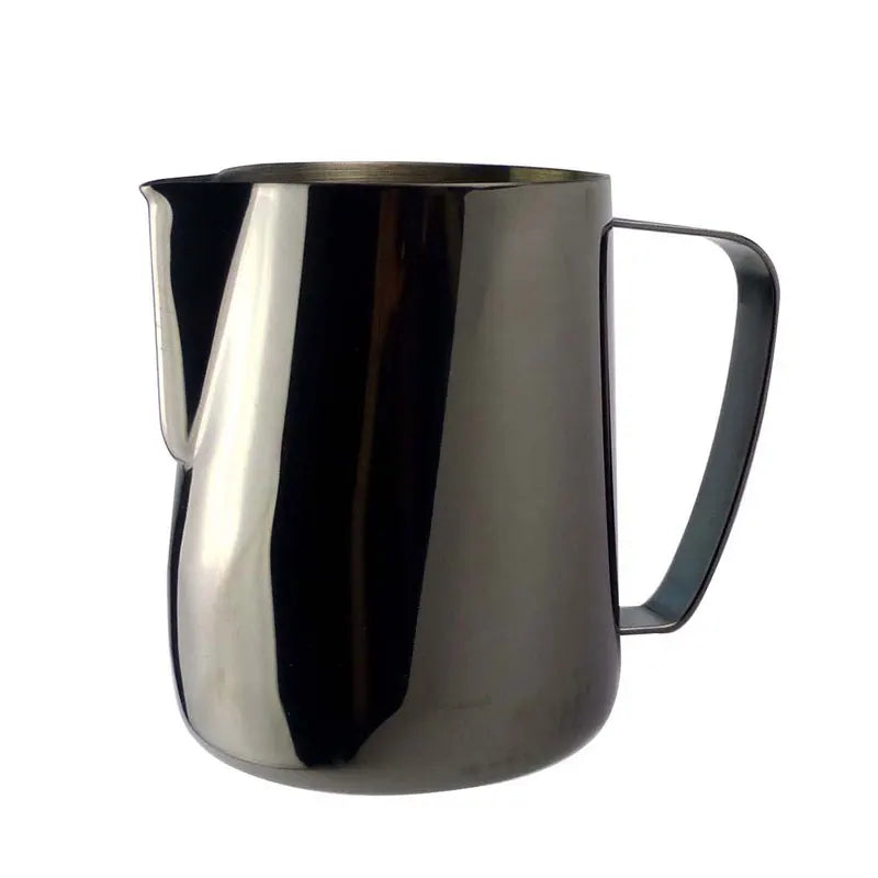 Coffee Milk Steaming Frothing Pitcher Stainless Steel Non-Stick Milk Jug Pull Flower Cup Perfect For Coffee Cappuccino Latte Art