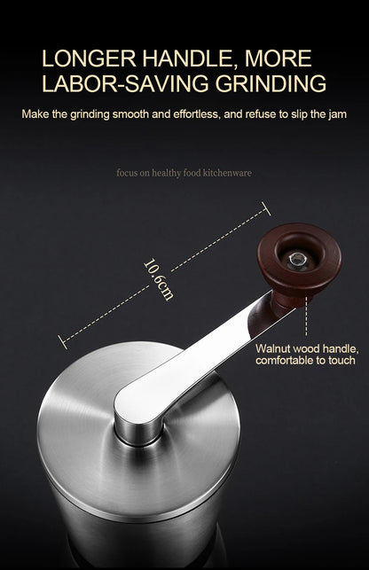 Manual Coffee Grinder Portable Grinder Home Outdoor Travel High Quality Hand Crank Coffee Grinder Adjustable Grind Grinding Tool