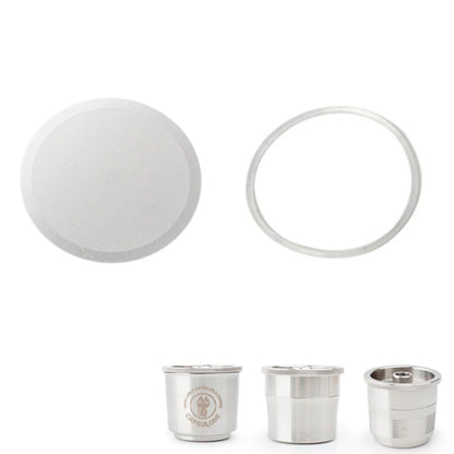 Capsulone O-ring and filter fit for stainless steel capsule comaptible illy coffee cafe machine