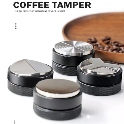 Coffee Tamper 51/53/58/58.35MM 304 Stainless Steel Coffee Distributor Coffee Powder Hammer Convex Base Coffee Accessories