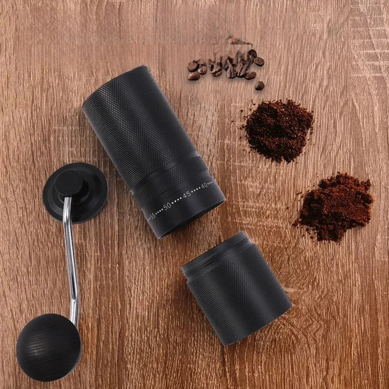 Manual Coffee Grinder 5-axis-Stainless Steel Burr Core Burr Detachable Grinding Disc Hand Coffee Mill For Espresso Coffee Maker