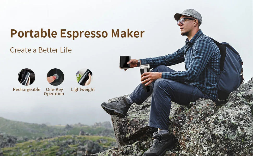 New Coffee Maker Electric Capsule Ground Coffee Brewer Portable Coffee Machine Fit Coffee Powder and Coffee Capsule