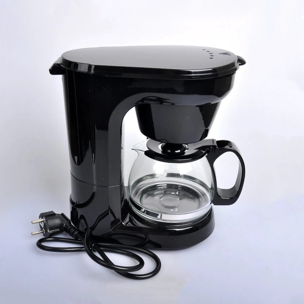 Houselin 750ML Coffee Maker, Compact Coffee Machine with Reusable Filter, Warming Plate and Coffee Pot