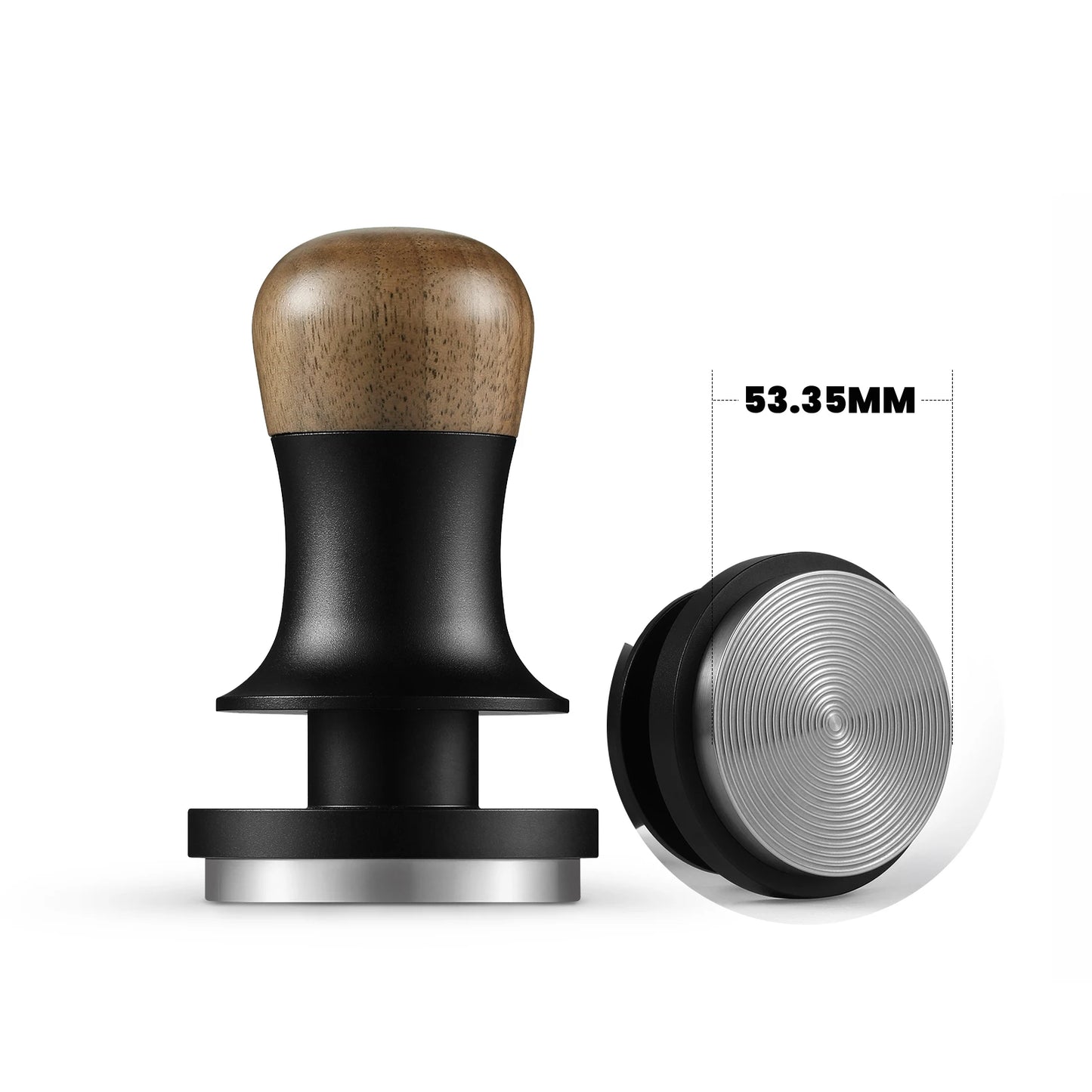 MHW-3BOMBER 30lbs Coffee Tamper Ripple Base Constant Pressure Espresso Tamper 3pcs Calibrated Spring Loaded Home Barista Tools