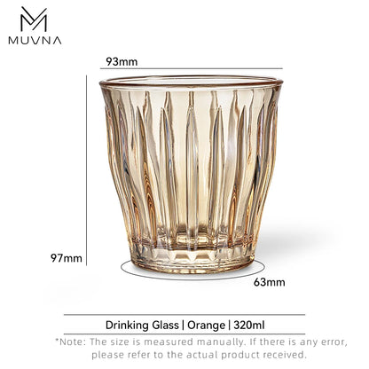 MUVNA Glass Coffee Cup 100ml 160ml 220ml 320ml Espresso Cups Coffee Accessories Anti-Scald Coffee Mugs Glass Transparent Gray