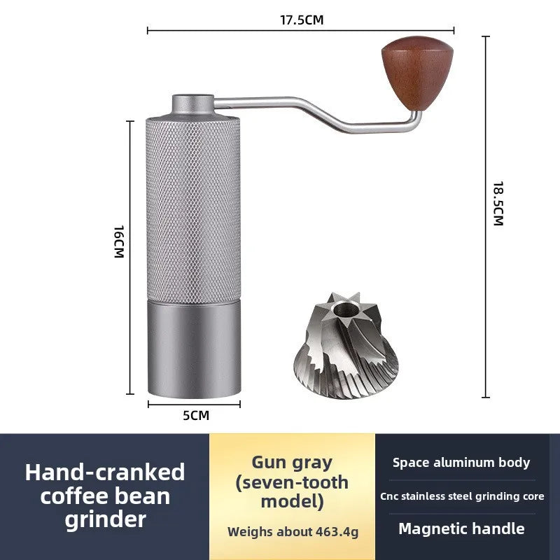 Manual coffee grinder machin manual espresso burr hibrew electric itop grinder espresso stainless steel  portable