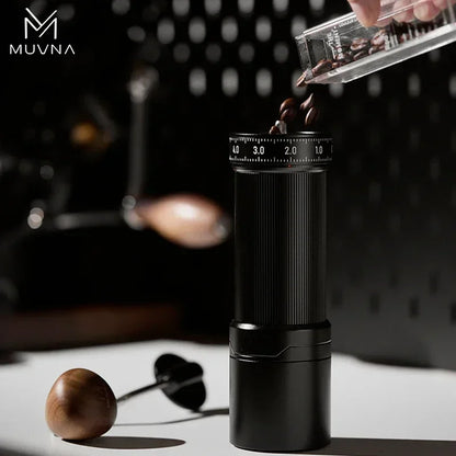 MUVNA GM2 Adjustable Manual Coffee Grinder-Hand Coffee Grinder with Stainless Steel 44mm Conical Burr Portable Coffee Grinder