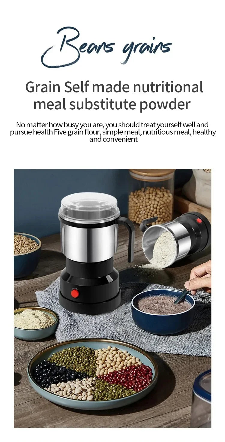 Houselin Electric Coffee Bean Grinder,300W Powerful Spice Grinder, Household Grinder for Herbs, Nuts, Grains