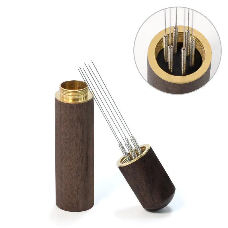 Stainless Steel Coffee Powder Tamper Espresso Powder Stirrer Distributor Leveler Cafe Stirring Barista Accessories