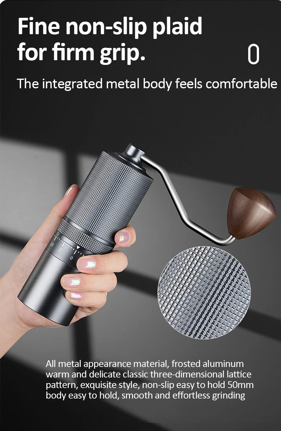 Manual Coffee Grinder High Quality CNC Stainless Steel 5/6/7 Core Grinding Core Home Adjustable Portable Coffee Grinding Tools