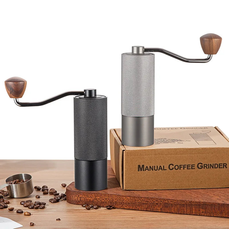 Manual Coffee Grinder with Stainless Steel Grinding Core All Metal Body Hand Brewed Coffee Portable Coffee Accessories