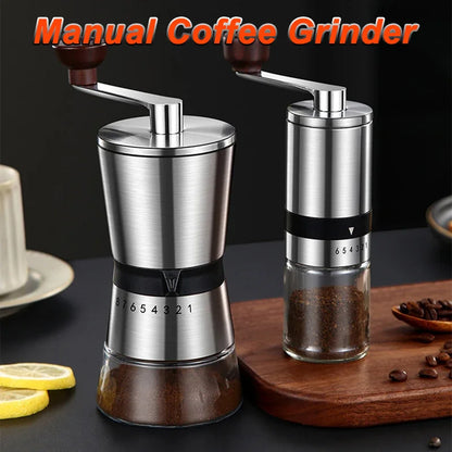 Manual Coffee Grinder Portable Grinder Home Outdoor Travel High Quality Hand Crank Coffee Grinder Adjustable Grind Grinding Tool