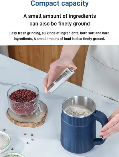 Electric Coffee Grinder Beans 500ml Grain Grinder Beans Grains Mill Household Electric Stainless Steel Grind Machine for Kitchen