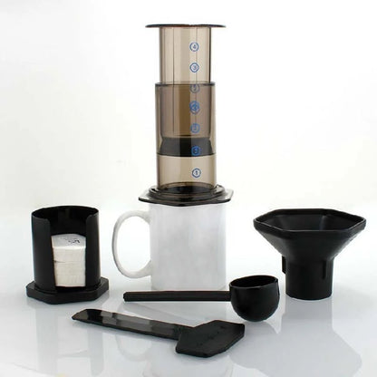 1Pcs Filter Paper Espresso Coffee Maker Machine Portable Cafe French Press CafeCoffee Pot For AeroPress Machine Barista Tool