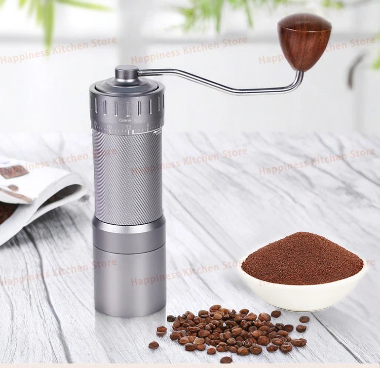 Manual Espresso Grinder Ghost Burr Hand Grinder 48MM Burr Grinder Stainless Steel Coffee Mill