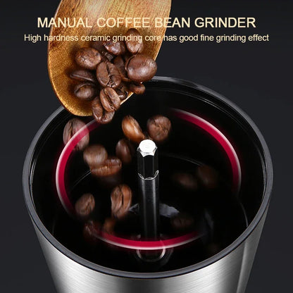 Manual Coffee Grinder Portable Grinder Home Outdoor Travel High Quality Hand Crank Coffee Grinder Adjustable Grind Grinding Tool