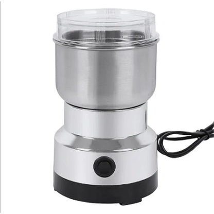 Electric Grinder Multifunctional Home Coffee Grinder Four Edged Blade Kitchen Cereal Nuts Beans Spices Grains Grinder Machine