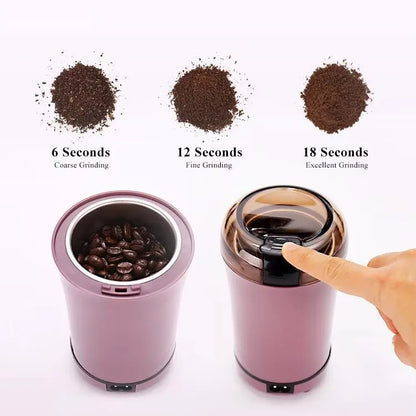 Small Electric Grinding Machine Grain Grinder Stainless Steel Household Grinder Kitchen Seasoning Grinding Tools Mixer Grinder