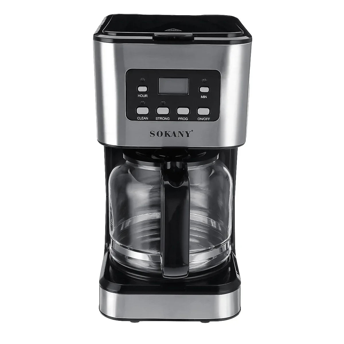 SK 950W Electric Coffee Machine Household Coffee Pot American Drip Semi-Automatic Steam Coffee Machine Brewing Tea café Maker