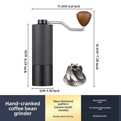 Manual coffee grinder machin manual espresso burr hibrew electric itop grinder espresso stainless steel  portable