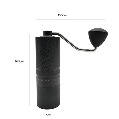 Manual Coffee Grinder 5-axis-Stainless Steel Burr Core Burr Detachable Grinding Disc Hand Coffee Mill For Espresso Coffee Maker