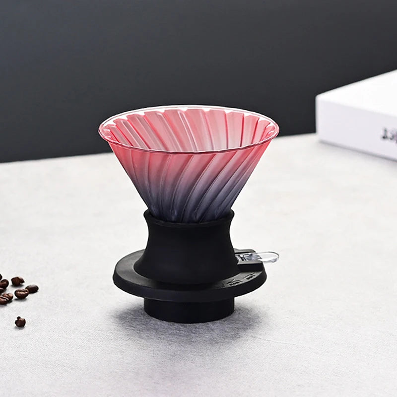 Immersion Coffee Dripper Switch Pour Over Dripper Immersion Dripper Switch Coffee Maker Glass Coffee Filters V02 Set