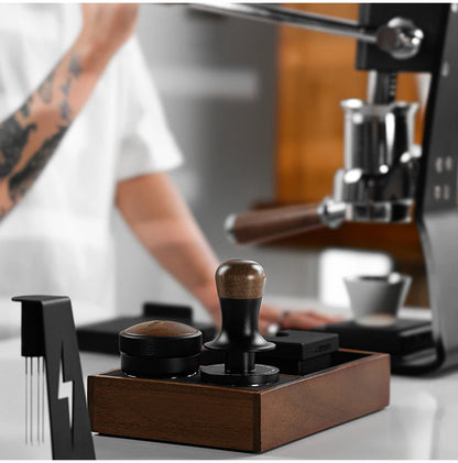 MHW-3BOMBER 30lbs Coffee Tamper Ripple Base Constant Pressure Espresso Tamper 3pcs Calibrated Spring Loaded Home Barista Tools