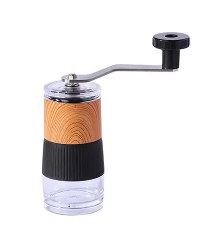 Mini Hand Shake Manual Grinding Convenient Stainless Steel Ceramic Core Coffee Bean Grinder Visual Coffee Machine