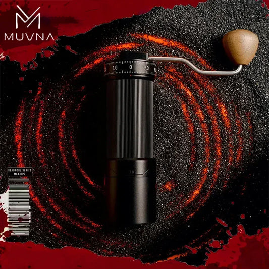 MUVNA GM2 Adjustable Manual Coffee Grinder-Hand Coffee Grinder with Stainless Steel 44mm Conical Burr Portable Coffee Grinder