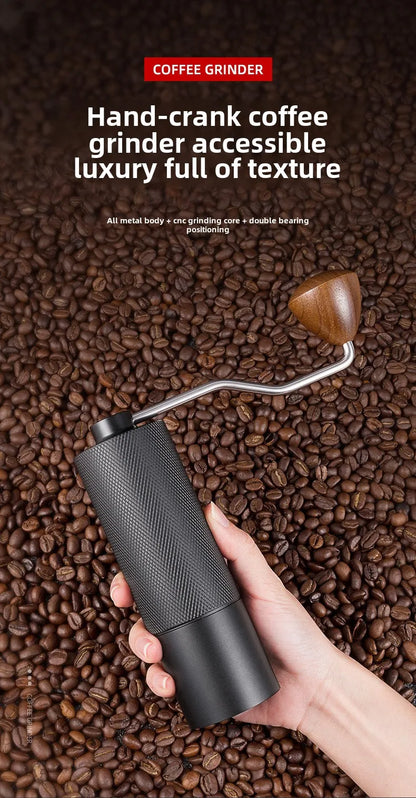 Manual coffee grinder machin manual espresso burr hibrew electric itop grinder espresso stainless steel  portable