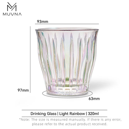 MUVNA Glass Coffee Cup 100ml 160ml 220ml 320ml Espresso Cups Coffee Accessories Anti-Scald Coffee Mugs Glass Transparent Gray