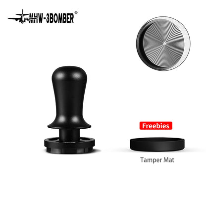 MHW-3BOMBER Coffee Tamper 51/53.35/58.5mm 30lb Constant Pressure Espresso Tamper 3-Spring Coffee Leveler Barista Accessories