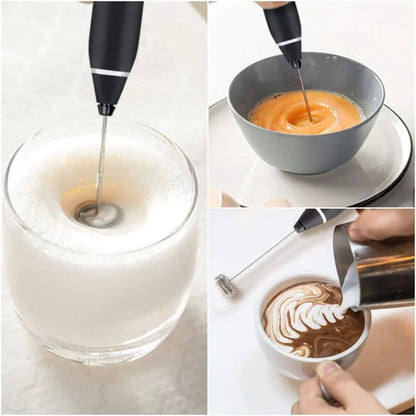 Portable Electric Milk Frothers Handheld Blender Cappuccino Cream Egg Beater Food Blender USB Mini Coffee Maker Whisk Mixer