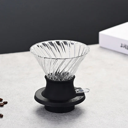 Immersion Coffee Dripper Switch Pour Over Dripper Immersion Dripper Switch Coffee Maker Glass Coffee Filters V02 Set