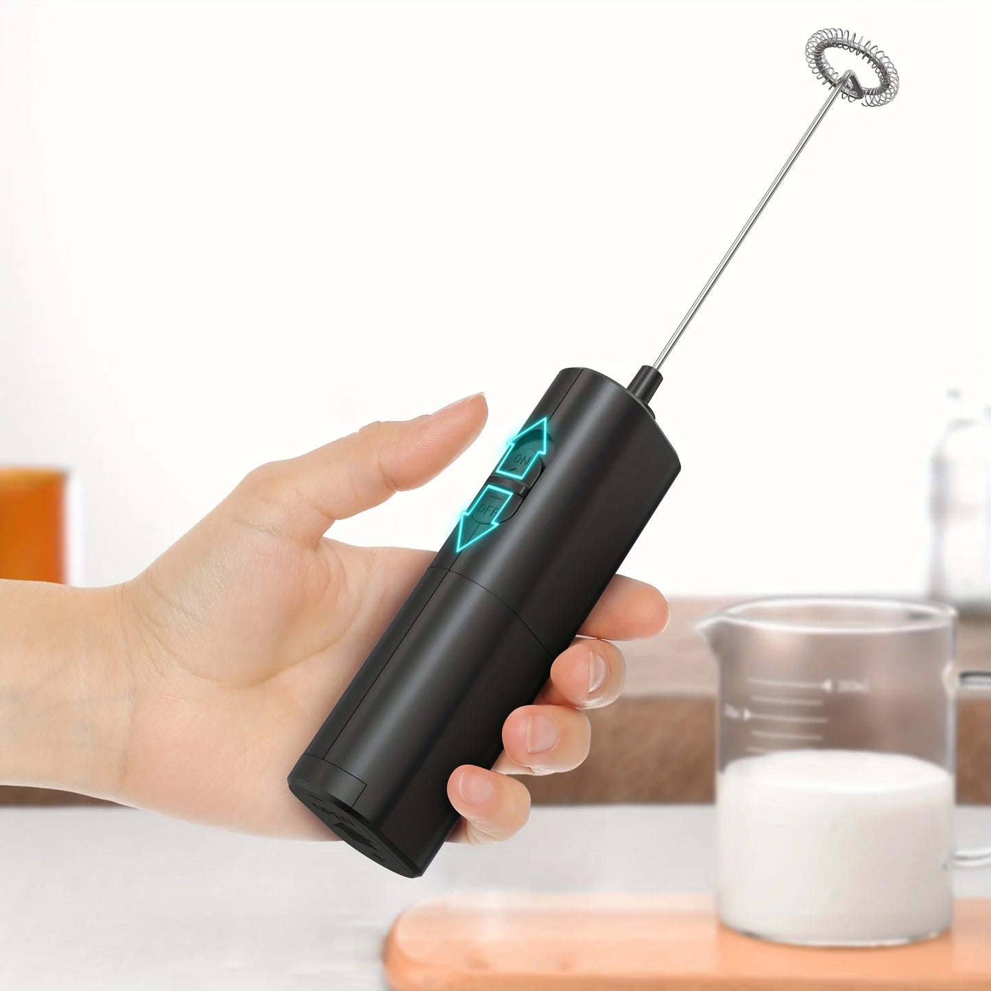 1pc Multifunctional Coffee Milk Frother Frother Home Milk Frother Maker Blender Handheld Egg Whisk Automatic Blender Cream