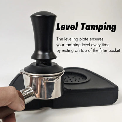 Coffee Tampers 15lb Spring Loaded Coffee Tamper Ripple Base Aluminum Self Leveling Espresso Tamper Coffeeware 51mm 53mm 58mm