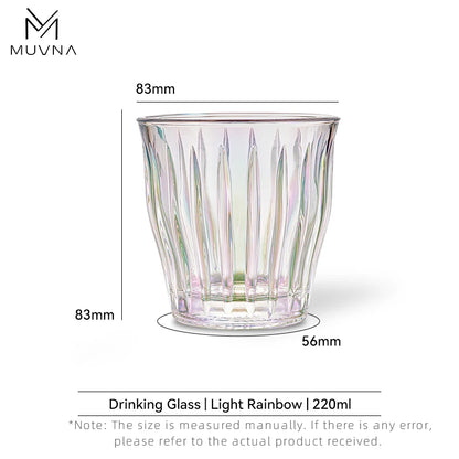 MUVNA Glass Coffee Cup 100ml 160ml 220ml 320ml Espresso Cups Coffee Accessories Anti-Scald Coffee Mugs Glass Transparent Gray