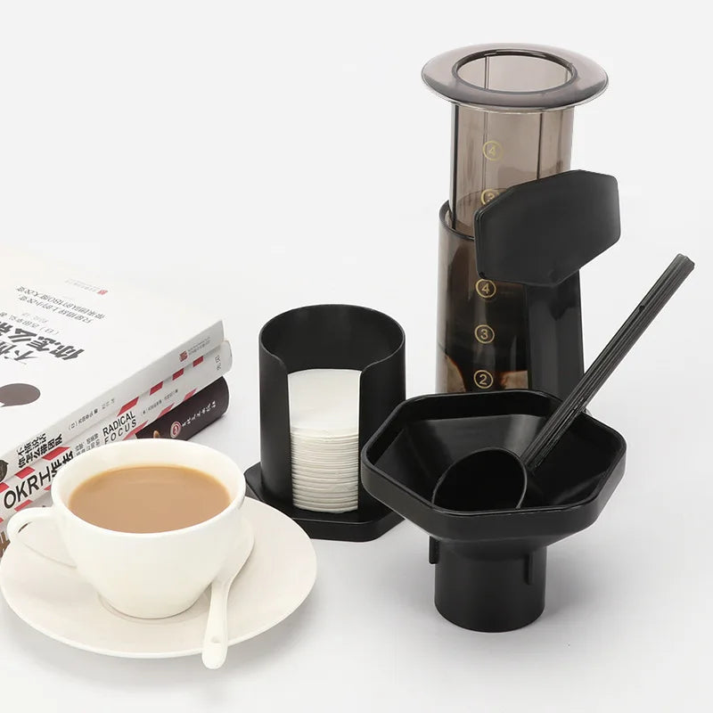 1Pcs Filter Paper Espresso Coffee Maker Machine Portable Cafe French Press CafeCoffee Pot For AeroPress Machine Barista Tool