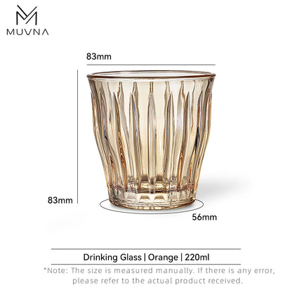 MUVNA Glass Coffee Cup 100ml 160ml 220ml 320ml Espresso Cups Coffee Accessories Anti-Scald Coffee Mugs Glass Transparent Gray