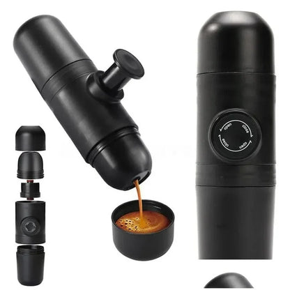 Hand Pressure Manual Mini Espresso Capsule Coffee Machine Cup Portable Espresso Mini Coffee Maker For Travel