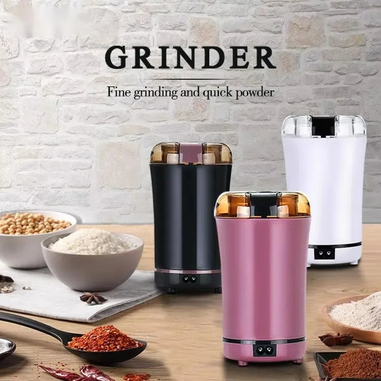 Small Electric Grinding Machine Grain Grinder Stainless Steel Household Grinder Kitchen Seasoning Grinding Tools Mixer Grinder