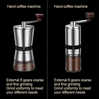 Manual Coffee Grinder Portable Grinder Home Outdoor Travel High Quality Hand Crank Coffee Grinder Adjustable Grind Grinding Tool