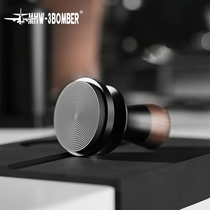 MHW-3BOMBER 30lbs Coffee Tamper Ripple Base Constant Pressure Espresso Tamper 3pcs Calibrated Spring Loaded Home Barista Tools