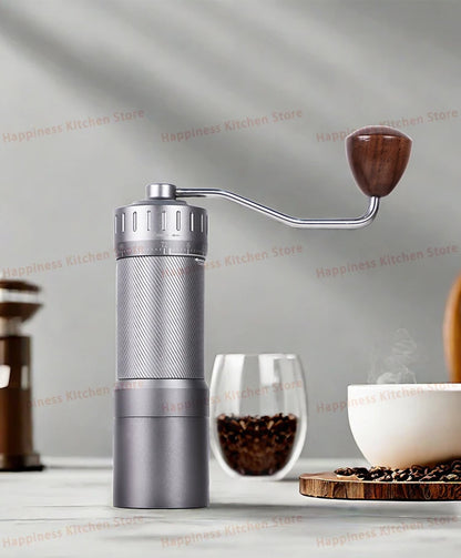 Manual Espresso Grinder Ghost Burr Hand Grinder 48MM Burr Grinder Stainless Steel Coffee Mill