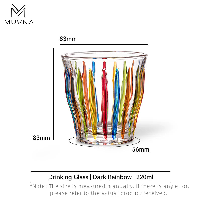 MUVNA Glass Coffee Cup 100ml 160ml 220ml 320ml Espresso Cups Coffee Accessories Anti-Scald Coffee Mugs Glass Transparent Gray