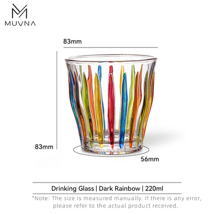 MUVNA Glass Coffee Cup 100ml 160ml 220ml 320ml Espresso Cups Coffee Accessories Anti-Scald Coffee Mugs Glass Transparent Gray