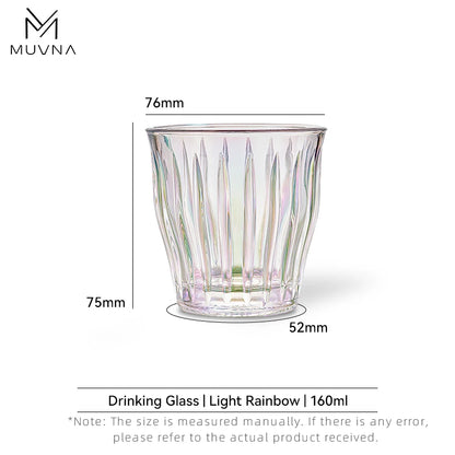 MUVNA Glass Coffee Cup 100ml 160ml 220ml 320ml Espresso Cups Coffee Accessories Anti-Scald Coffee Mugs Glass Transparent Gray