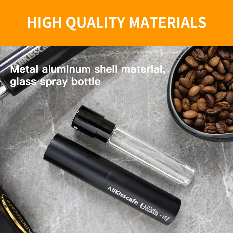 Coffee Bean Spray Bottle Dosing Cup Trays Portable Espresso Grinder Accessories Powder Anti Fly Static Electricity Barista Tools