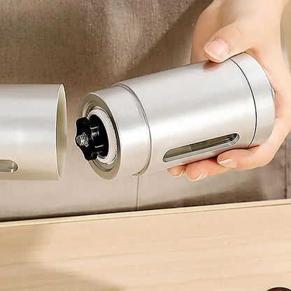 1PC-Portable small grinder, hand cranked coffee grinder, household manual grinder, hand cranked coffee grinder, coffee beans